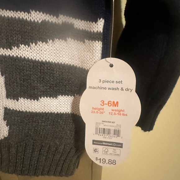 Wonder Nation 3-6 months 3 pc set - Picture 2 of 3